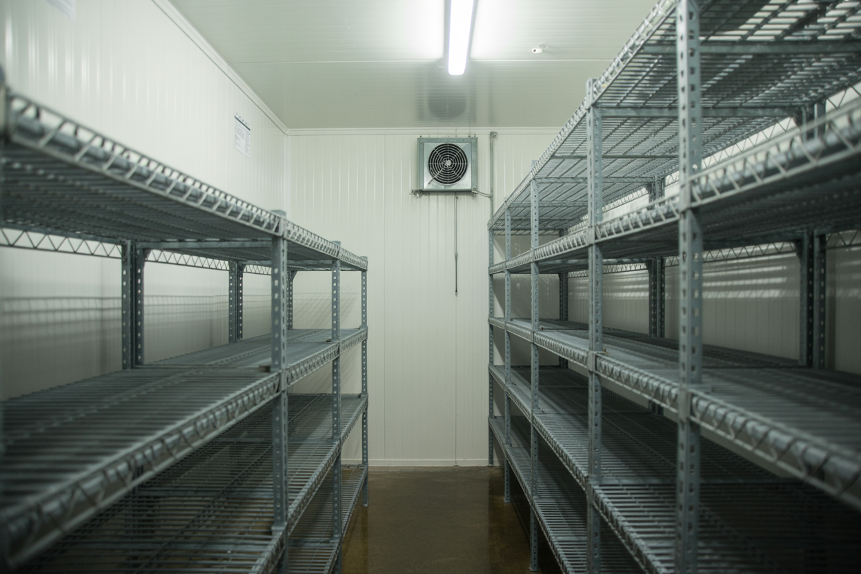 ชั้นวางสินค้า : ในพื้นที่ชื้น/ห้องเย็น เลือกวัสดุและการเคลือบผิวแบบไหน