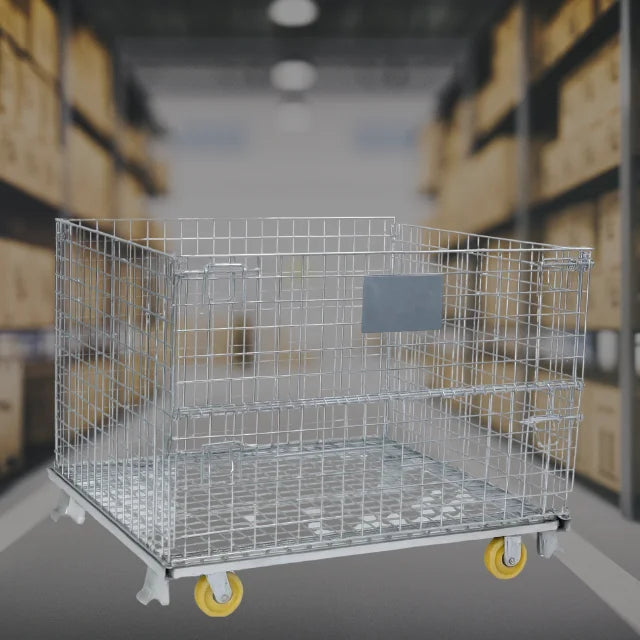 กรงเหล็กพับได้ คืออะไร? เหมาะกับคลังสินค้าและโรงงานแบบไหนบ้าง