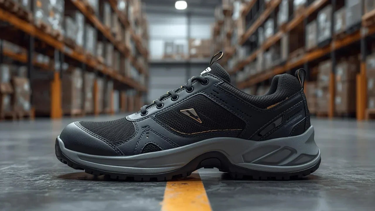 รองเท้าเซฟตี้สำหรับงานพื้นเอียง/ทางลาด: เลือกดอกยางแบบไหนให้เกาะ