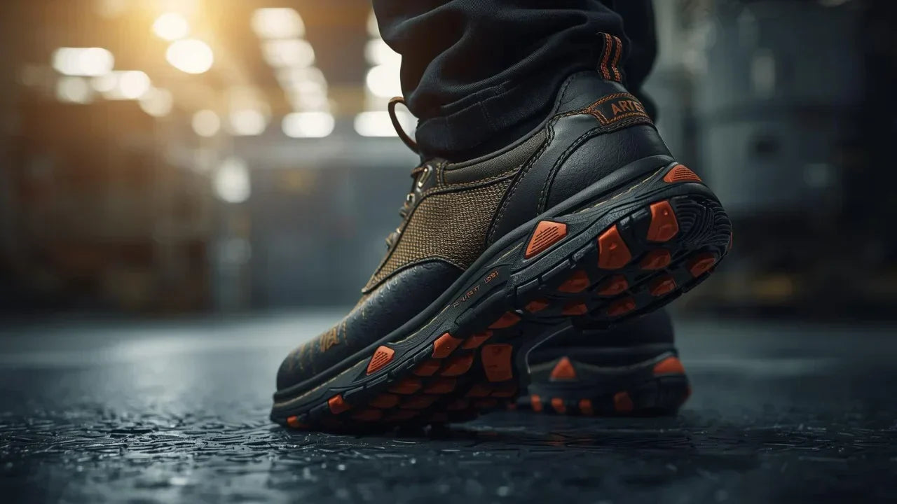 พื้นเปียก น้ำมันเยอะ ควรเลือกรุ่นรองเท้าเซฟตี้แบบไหนให้กันลื่นได้จริง