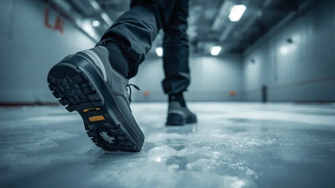 งานห้องเย็นควรใช้ รองเท้าเซฟตี้ แบบไหนให้กันลื่นและลดความเย็นได้ดี