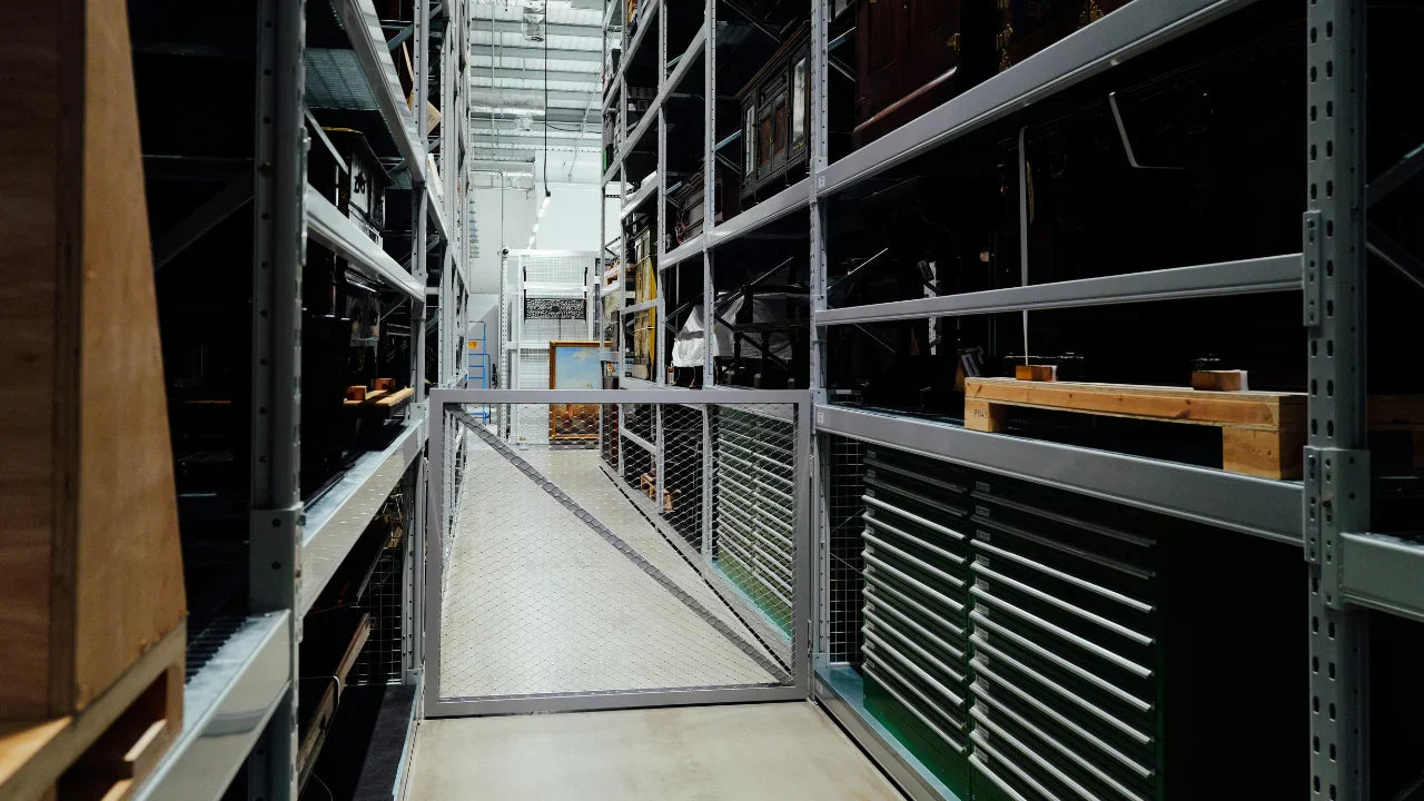 ชั้นวางของเหล็ก