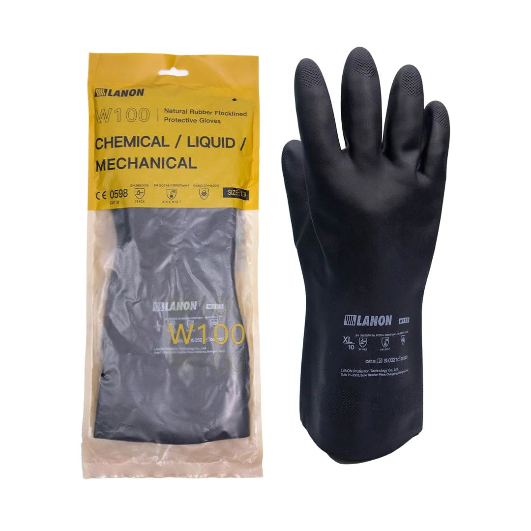 ถุงมือเซฟตี้ Lanon gloves model W100